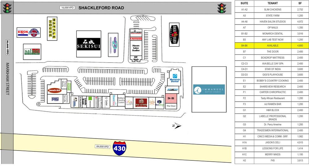 Westchase Plaza: 301 N Shackleford Rd, Little Rock, AR 72211